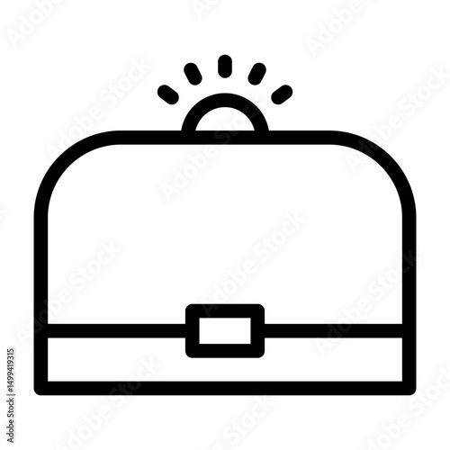 briefcase line icon