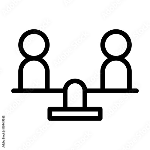 equality line icon