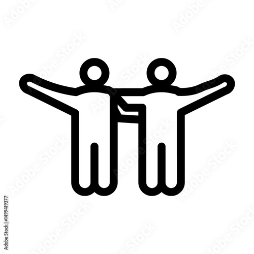 friendship line icon