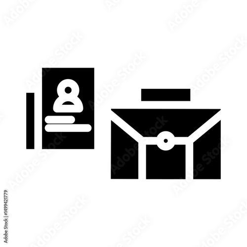 employment glyph icon