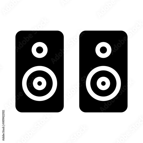 speaker glyph icon