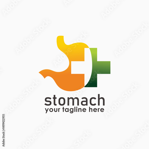 stomach medicine logo designs simple and for clinic or hospital logo, medical logo inspiration