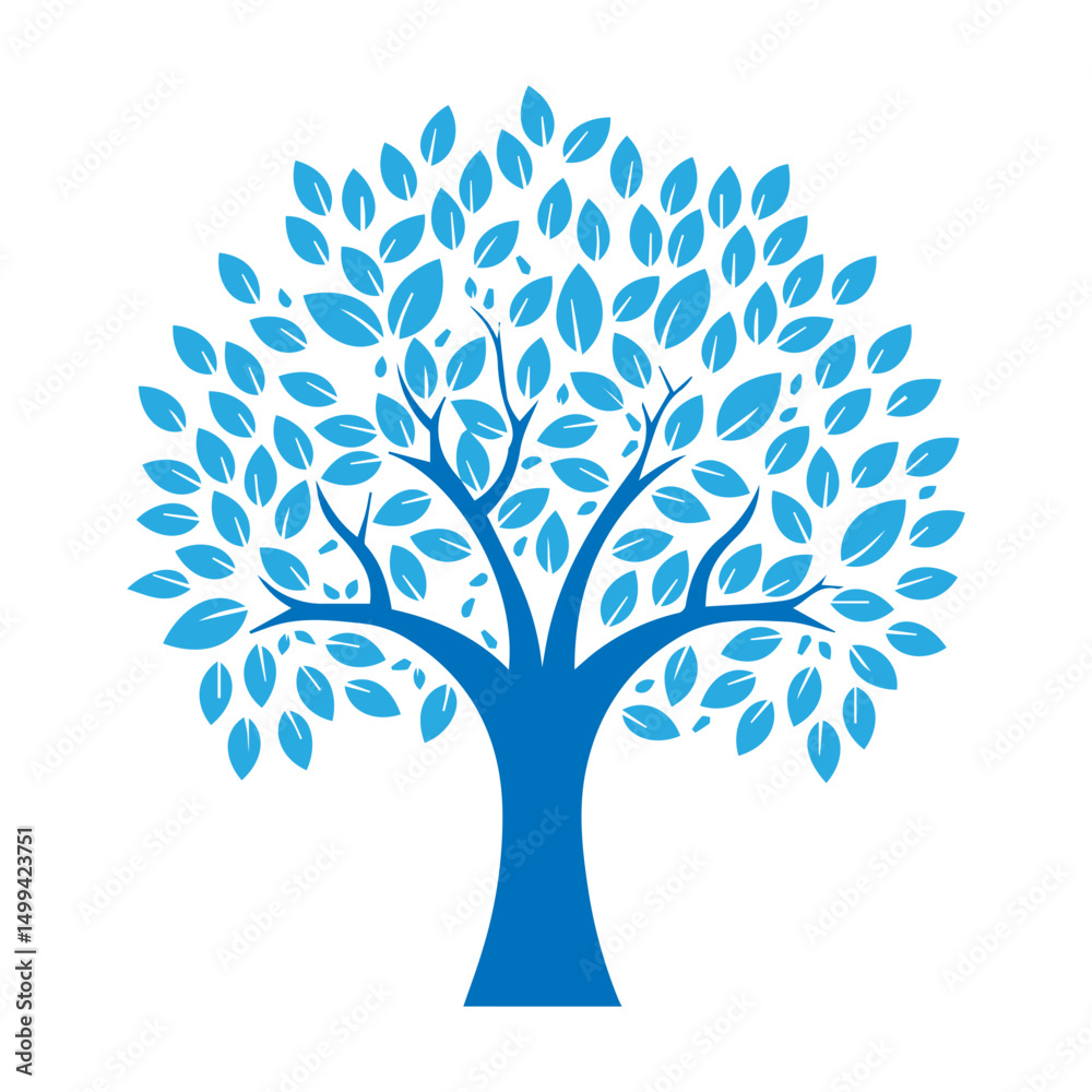 Fototapeta premium silhouette tree icon