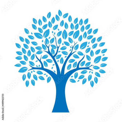 silhouette tree icon