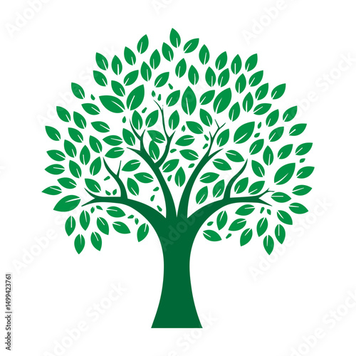 silhouette tree icon