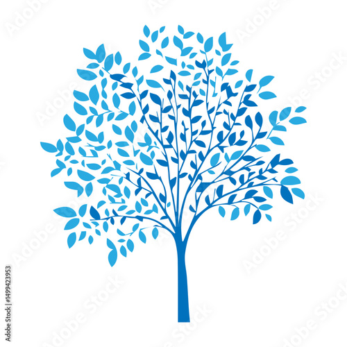 silhouette tree icon