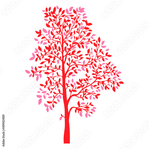 silhouette tree icon