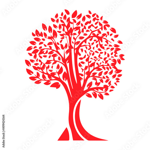 silhouette tree icon