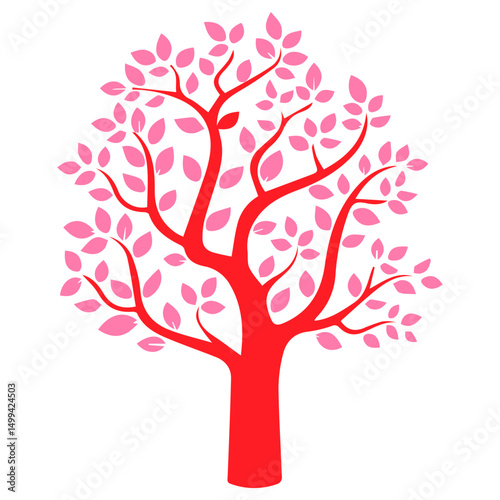 silhouette tree icon