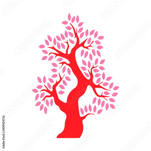 silhouette tree icon