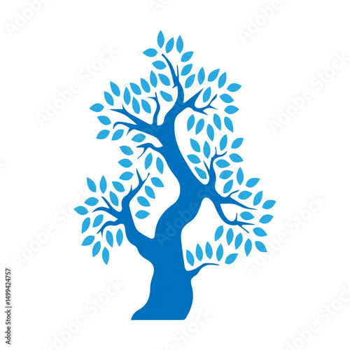 silhouette tree icon