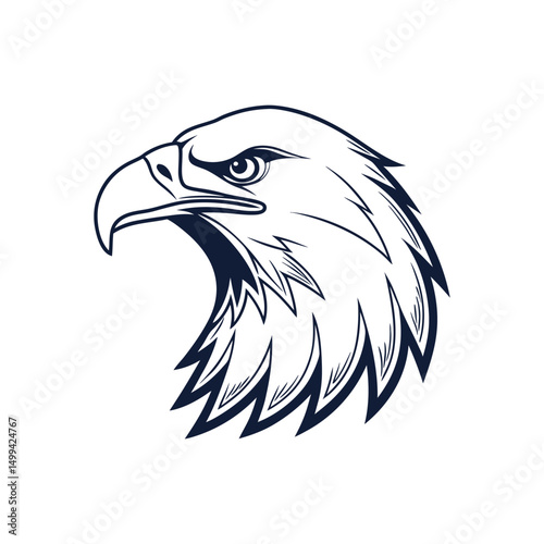 eagle head vector