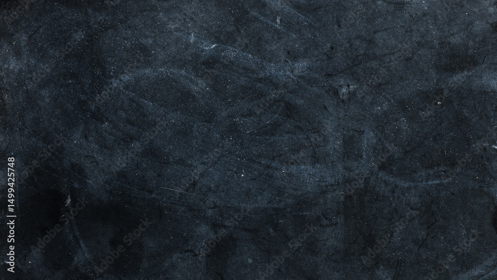 Naklejka premium Empty school chalk board on a wooden table. Empty space to enter text or insert graphics. Concept in education or business.