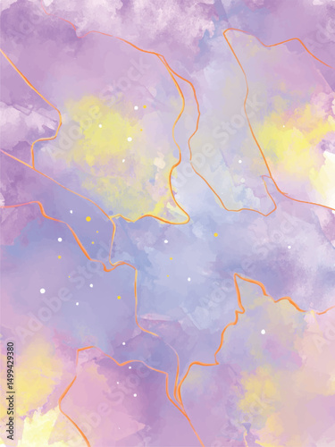 abstract watercolor hand painted background illustration art