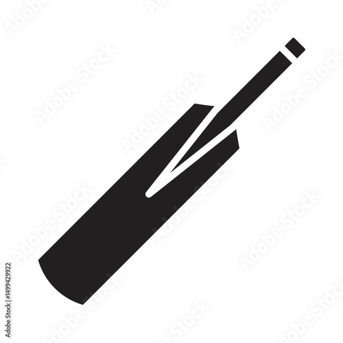 Cricket Bat Icon Design