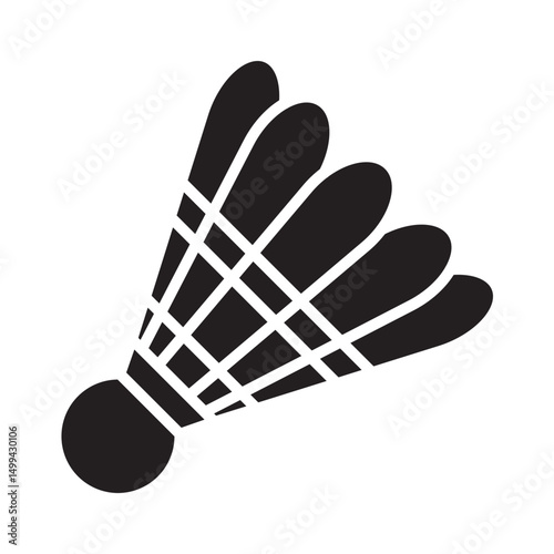 Badminton Racket Icon Design