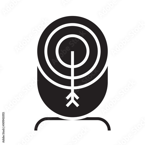 Dartboard Icon Design