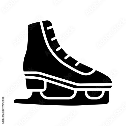 Ice Skates Icon Design