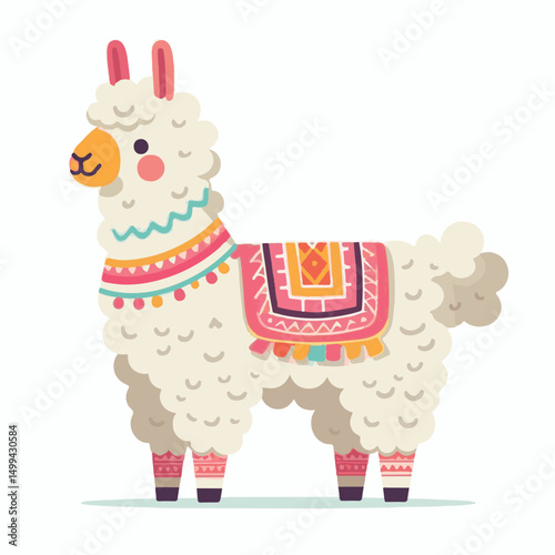 animal, llama, mammal, nature, alpaca, farm, cute, lama, wool, vector, pet, illustration, domestic, fluffy, peru, portrait, wildlife, cartoon, isolated, fur, graphic, zoo, character, furry, funny, out
