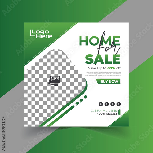 Creative Real Estate Social Media Post/Templete Design. Dream Home/Real Estate Advertising Post Design. Real estate Buy sell Post Design