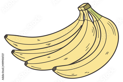 Set of Bananas Isolated on Transparent Background. Whole and Half a Banana, Pieces and Sliced. Peeled Banana and Banana in a Splash of Juice. A Leaf of a Banana Tree. Realistic 3d Vector.