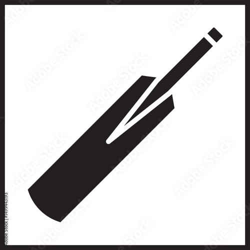 Cricket Bat Icon Design