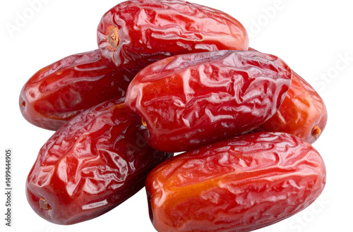  Dried dates, a realistic photo of dried red date fruit on a transparent background, photo