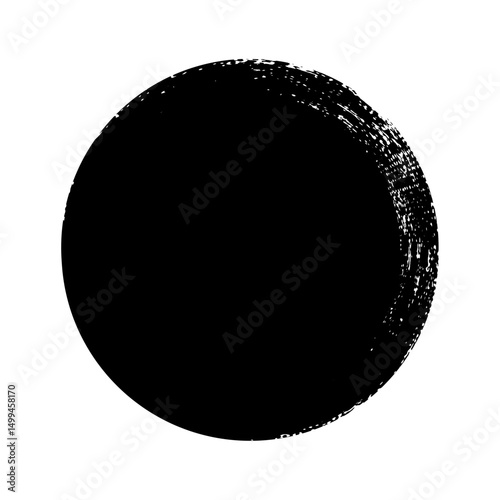 Grunge paint circle