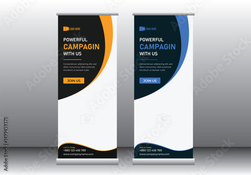 This corporate identity business template features a modern design layout for print and web, ideal for presentations and brochures