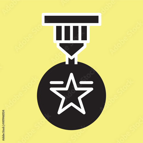 Marathon Medal Icon Design