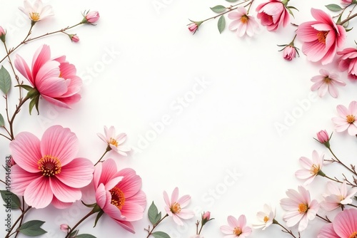 Delicate, small-scale floral print on white background, subtle, repeat, textile