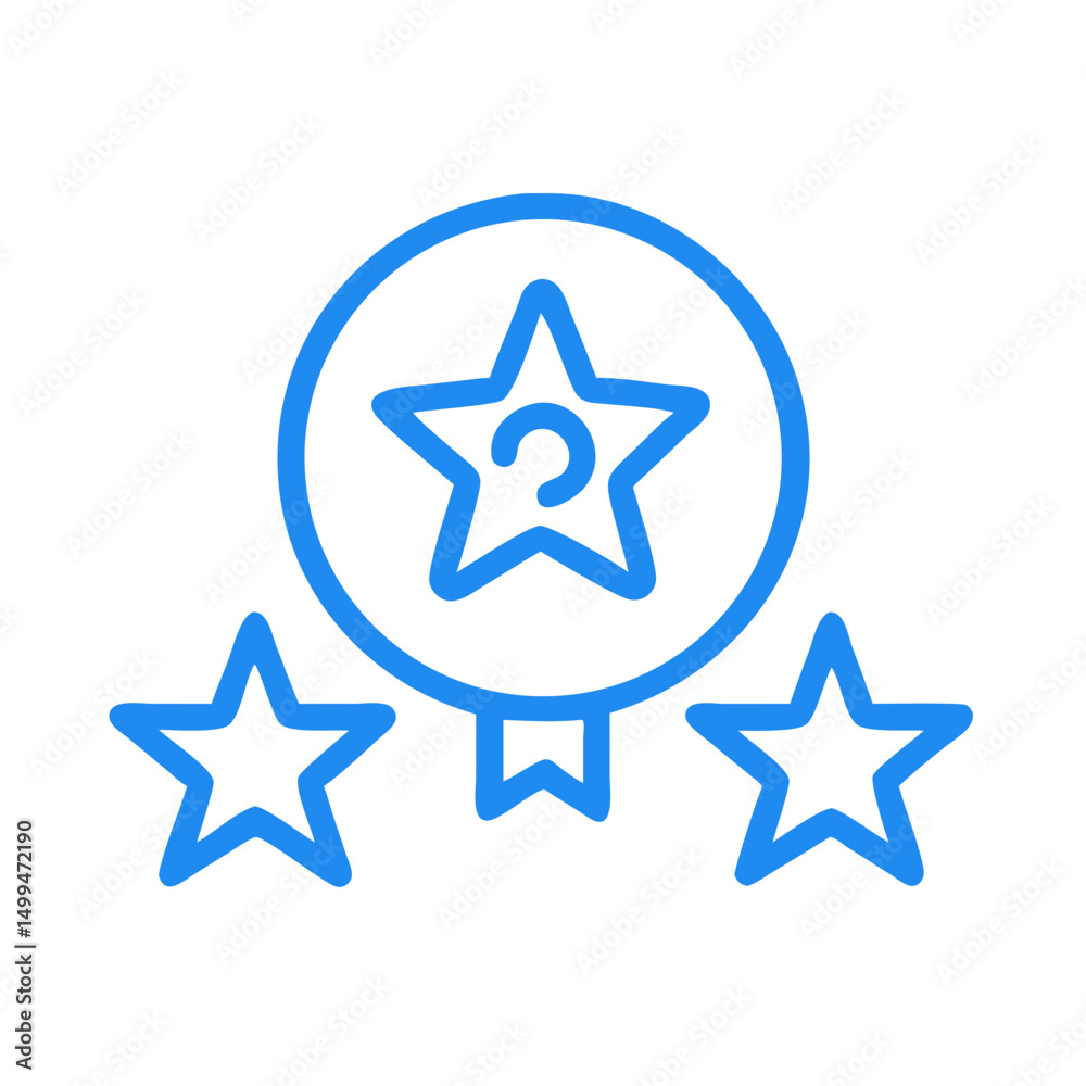 Three Star Rating Award Badge Icon Design Element Three Star Rating Award Badge Icon Design Element