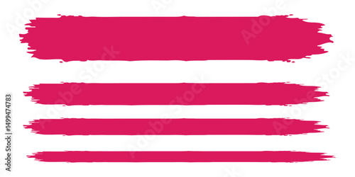 Creative Brush Strokes Vector Bundle, Vector Brush Strokes Collection for Digital Design,