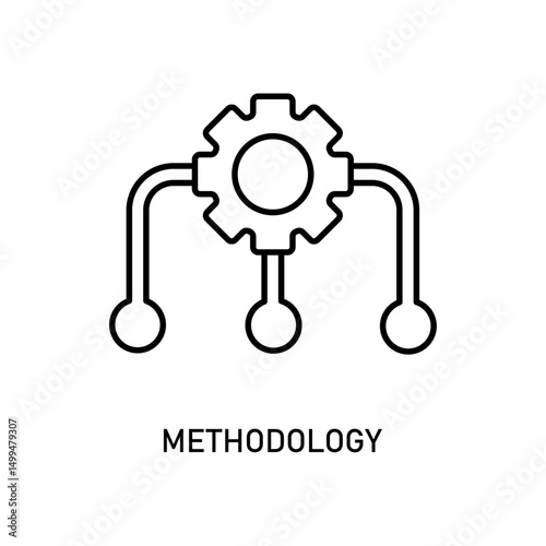 Icon a methodology, isolated against a clean background.