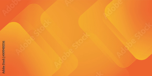 Orange abstract background with square shapes. Geometric design elements. Dynamic shapes. Modern concept. Suit for brochure, flyer, banner, corporate, cover, website, poster. Vector illustration