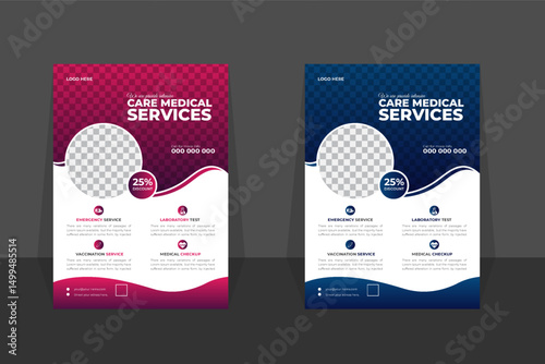 Modern Healthcare Flyer Design for Hospitals, Wellness Centers, and Private Practices