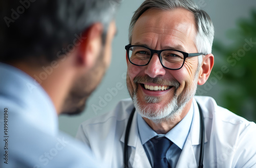 The Doctor with Patient Consultation