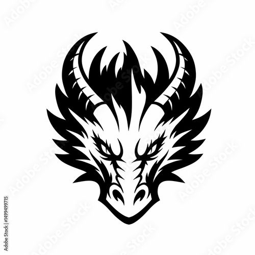 Dragon head shilouette