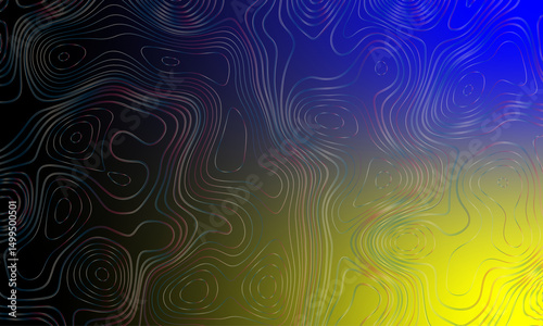 Topographic map backdrop. Conditional geography scheme and the terrain path. Seamless pattern with lines Topographic map.