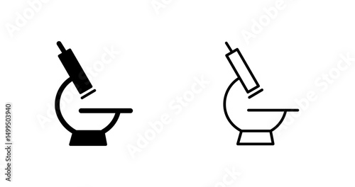 Microscope Slide Vector Icon