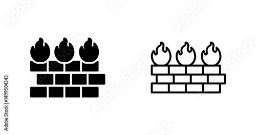 Firewall Vector Icon