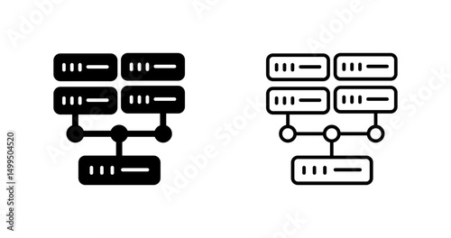 Network Attached Storage Vector Icon