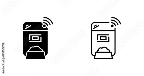 Smart Pet Feeder Vector Icon