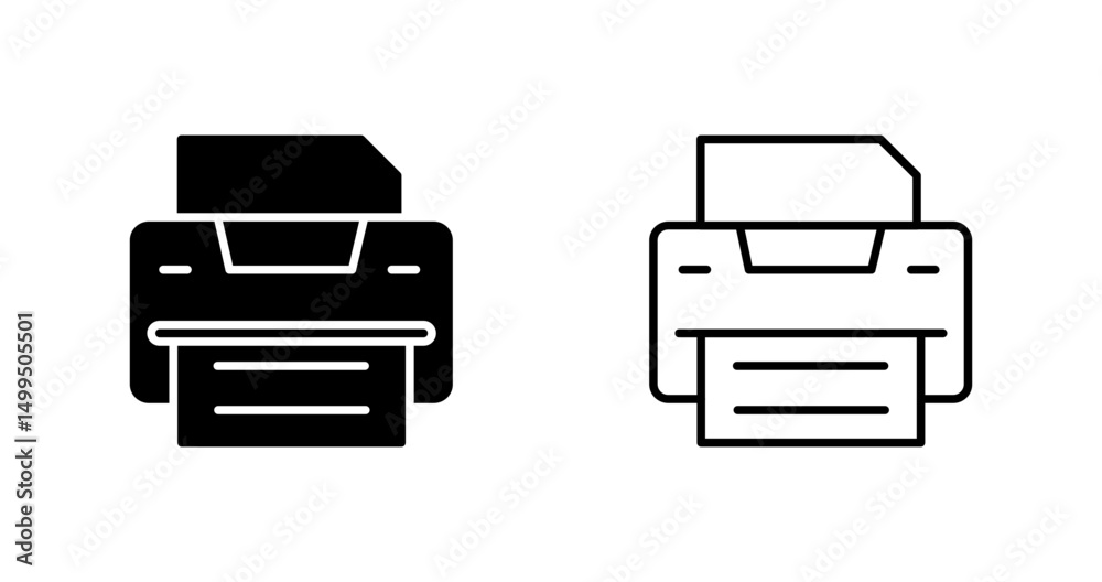 Printer Vector Icon Printer Vector Icon