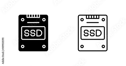 External SSD Vector Icon