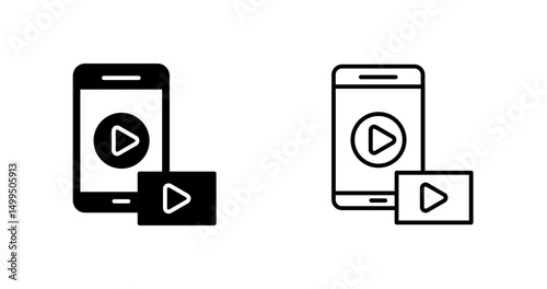 Streaming Stick Vector Icon