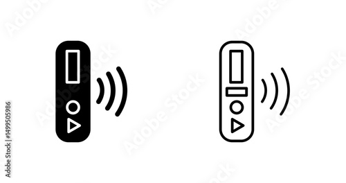 Digital Voice Recorder Vector Icon
