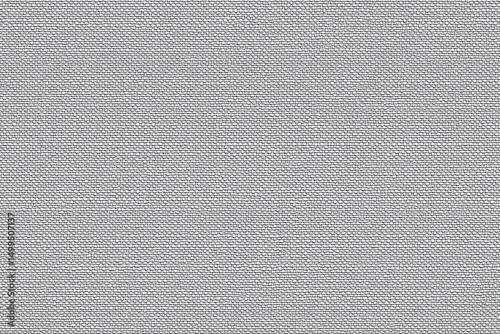 Fototapeta premium Seamless textured gray Biflex fabric with a subtle woven pattern.