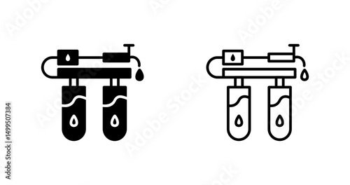 Portable water purification Vector Icon