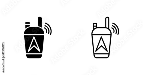 Handheld GPS Vector Icon